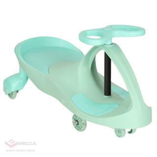 Jeździk grawitacyjny LED Swing Fix S3 świecące koła miętowy