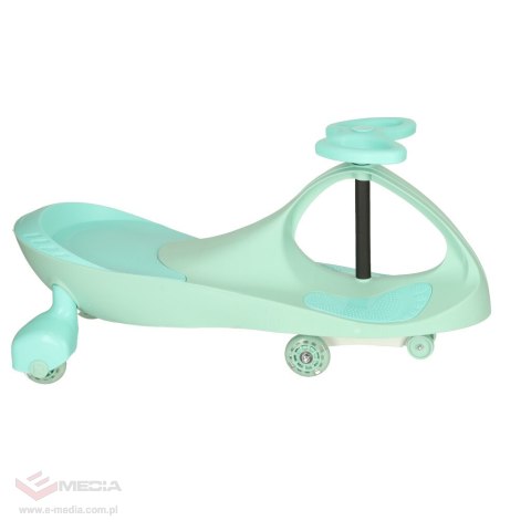 Jeździk grawitacyjny LED Swing Fix S3 świecące koła miętowy