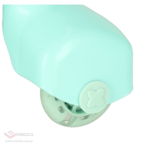 Jeździk grawitacyjny LED Swing Fix S3 świecące koła miętowy