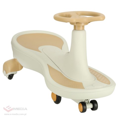 Jeździk grawitacyjny LED Swing Fix S4 świecące koła z muzyką grający 76cm złoto-biały max 100kg