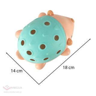 Jeżyk sensoryczny edukacyjny montessori wyjmowane kolce niebieski