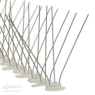 Kolce metalowe na ptaki gołębie 50cm x 11cm x 4cm