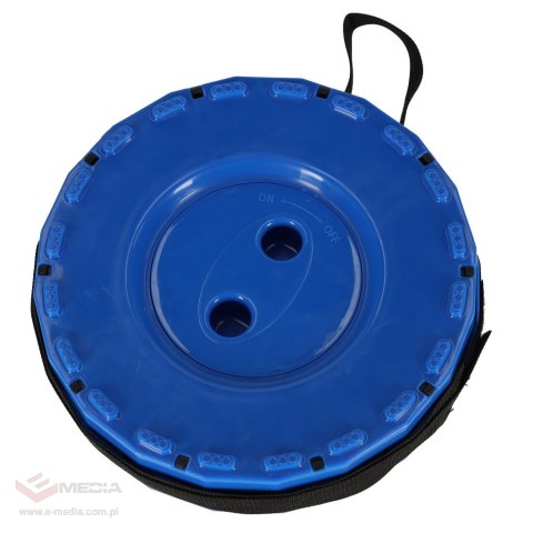 Krzesło składane taboret teleskopowy turystyczny przenośny niebieski 200kg