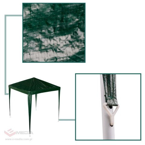 Pawilon ogrodowy namiot imprezowy handlowy altana zielona 2 x 2m