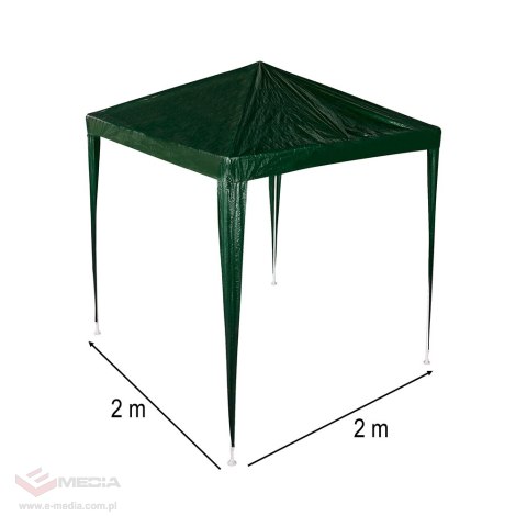 Pawilon ogrodowy namiot imprezowy handlowy altana zielona 2 x 2m