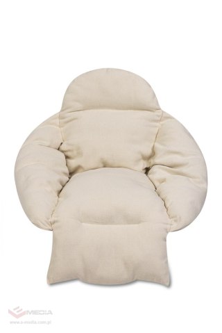 Poduszka LUARO na huśtawkę wiszącą bocianie gniazdo XXL ecru