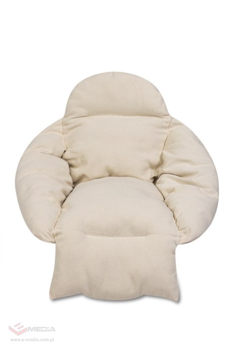 Poduszka LUARO na huśtawkę wiszącą bocianie gniazdo XXL ecru