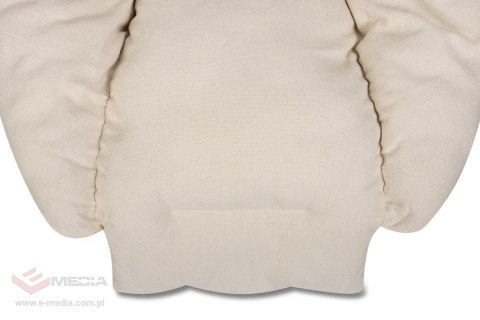 Poduszka LUARO na huśtawkę wiszącą bocianie gniazdo XXL ecru