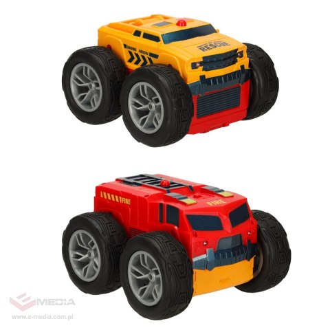 Samochód auto na pilota Revolt 2 Sided Rescue Racer mega transformacja obrót 360 4WD