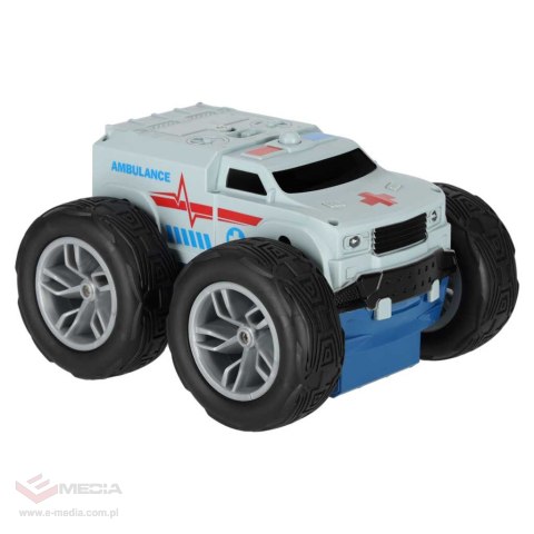 Samochód auto na pilota Revolt 2 Sided Rescue Racer mega transformacja obrót 360 4WD