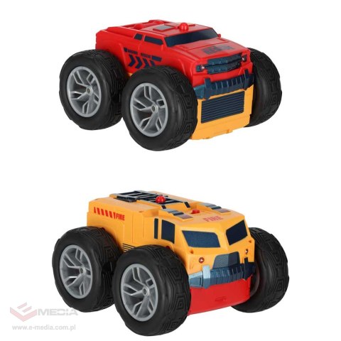 Samochód auto na pilota Revolt 2 Sided Rescue Racer mega transformacja obrót 360 4WD