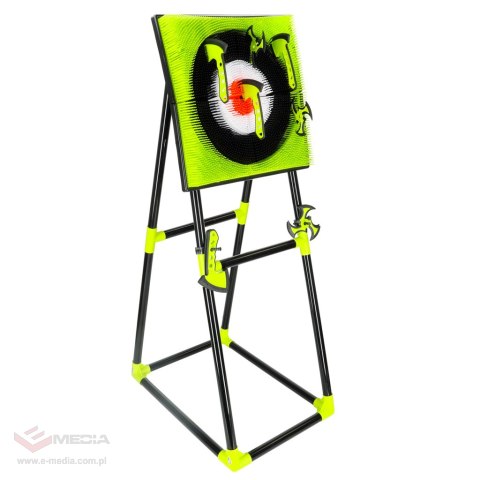 Tarcza dart silikonowa rzutki toporek gwiazdka akcesoria stojak zestaw XXL