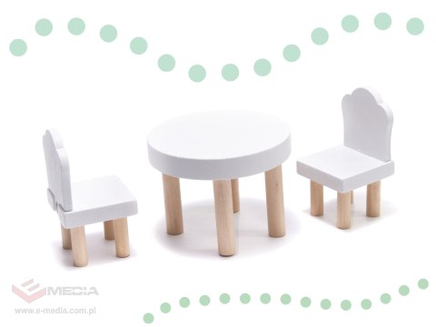 Domek dla lalek drewniany LULILO FLORO boho LED 78cm