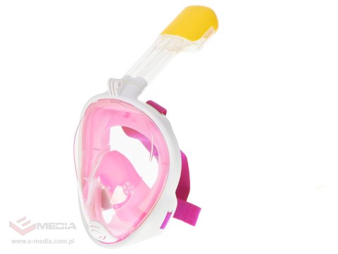 Maska do snurkowania pełna składana S/M różowa