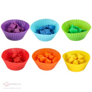 Misie edukacyjne gra nauka liczenia rozpoznawanie kolorów zestaw montessori rozwój zabawa 44el.