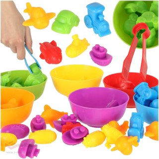 Pojazdy edukacyjne nauka liczenia montessori 36el.