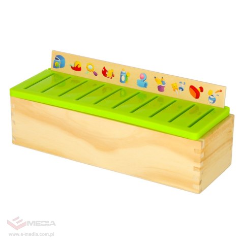 Sorter drewniany układanka logiczna dopasuj obrazki