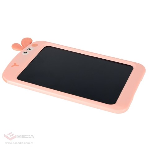 Tablet graficzny do rysowania dla dzieci znikopis tablica ekran LCD 8,5' królik róż