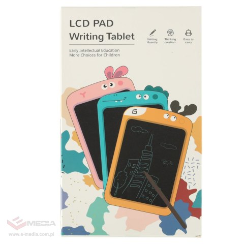 Tablet graficzny do rysowania dla dzieci znikopis tablica ekran LCD 8,5' królik róż