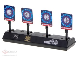 Tarcza do strzelania elektroniczna cyfrowa 4 cele licznik