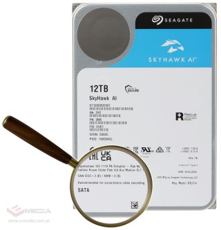 DYSK DO REJESTRATORA HDD-ST12000VE001 12TB 24/7 SkyHawk AI SEAGATE