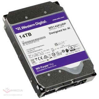 DYSK DO REJESTRATORA HDD-WD142PURP 14TB 24/7 WESTERN DIGITAL