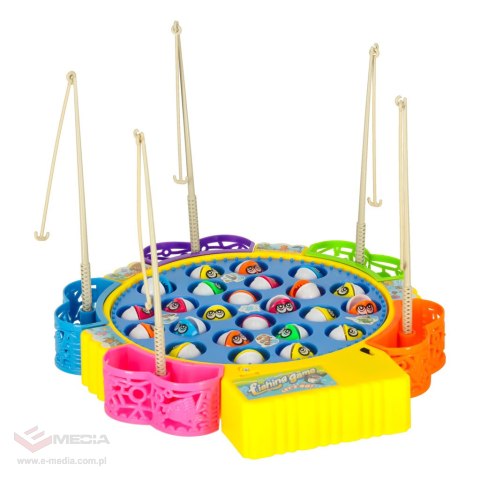 Gra zręcznościowa rodzinna rybki łowienie 24 rybek