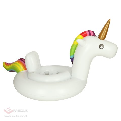 Kółko do pływania dla niemowląt koło pontonik dla dzieci z siedziskiem jednorożec 70cm 1-3lata