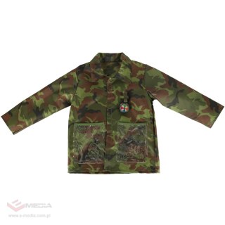 Kostium strój karnawałowy przebranie żołnierz lornetka zestaw 3-8 lat