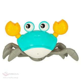 Krab uciekający pełzający czujnik interaktywna akumulator USB zielony