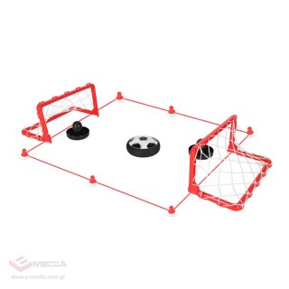 Latająca lewitująca piłka nożna krążek cymbergaj hoverball z bramkami