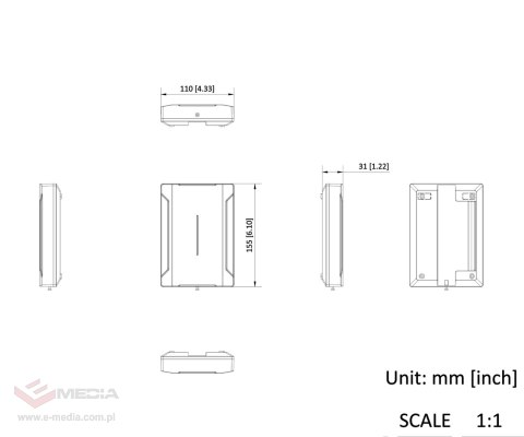 ODBIORNIK MAGISTRALI TRI-X AX HYBRID PRO G2 DS-PR501-HWE Hikvision