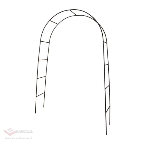 Pergola ogrodowa LUARO łuk uchwyt na róże kwiaty bluszcz pnącza metalowa 240 x 140 cm