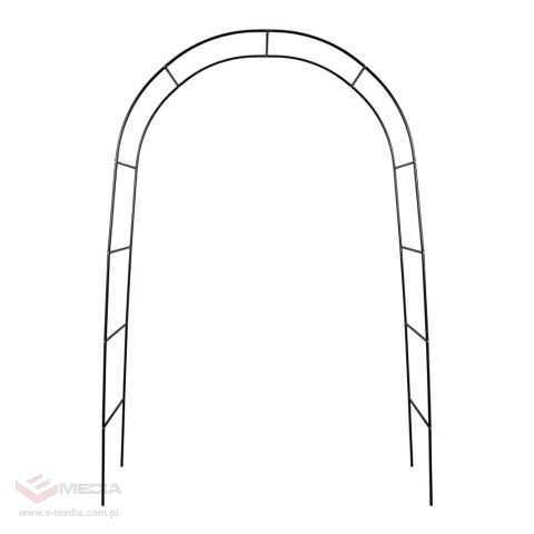 Pergola ogrodowa LUARO łuk uchwyt na róże kwiaty bluszcz pnącza metalowa 240 x 140 cm