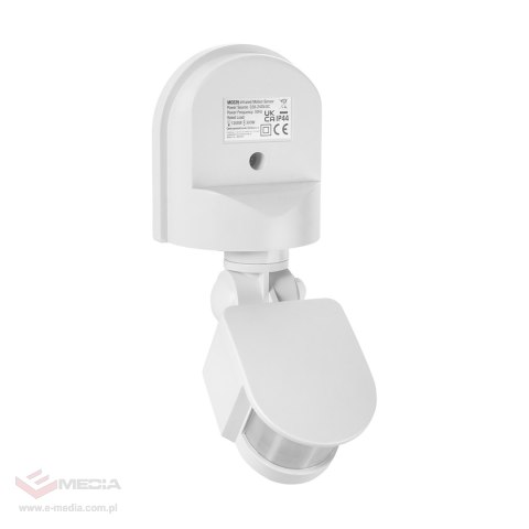 Ścienny czujnik ruchu zmierzchu 180st MCE25W