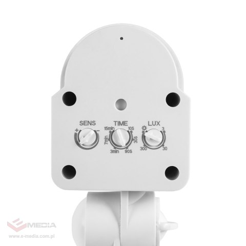 Ścienny czujnik ruchu zmierzchu 180st MCE25W