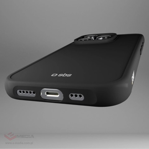 Etui SBS Full Active D3O do iPhone 16 Pro - czarne