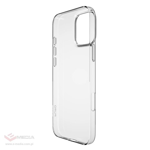 Etui silikonowe Puro 03 Nude do iPhone 16 Pro Max - przezroczyste
