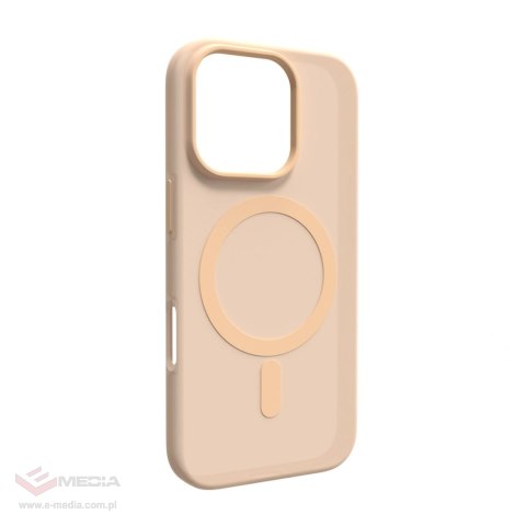 Etui silikonowe Puro Daylight MagSafe do iPhone 16 Pro Max - beżowe