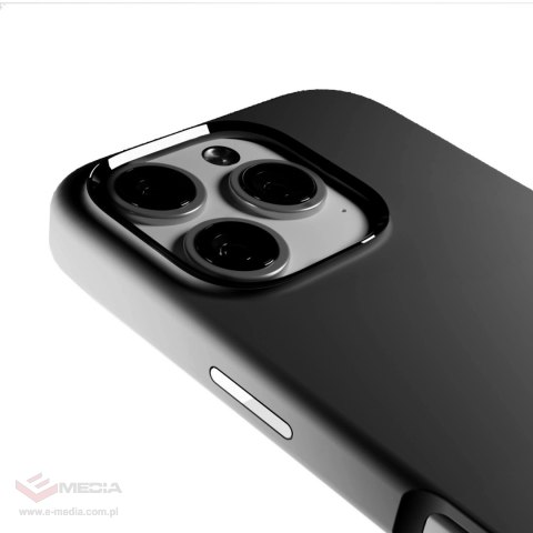 Etui silikonowe Puro Icon Mag Pro MagSafe do iPhone 16 Pro - ciemnoszare