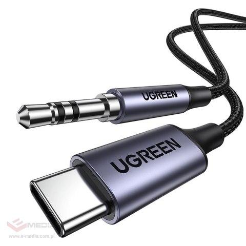 Kabel UGREEN AV143 USB-C-jack 3,5mm 1m (czarny)
