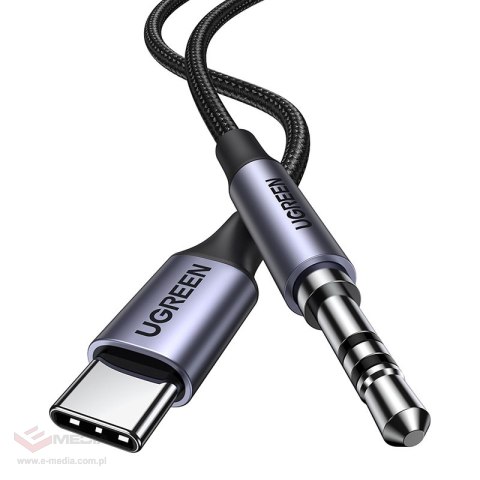 Kabel UGREEN AV143 USB-C-jack 3,5mm 1m (czarny)