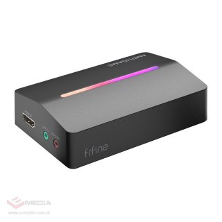 Karta przechwytująca Fifine V3, HDMI do USB-A (czarna)