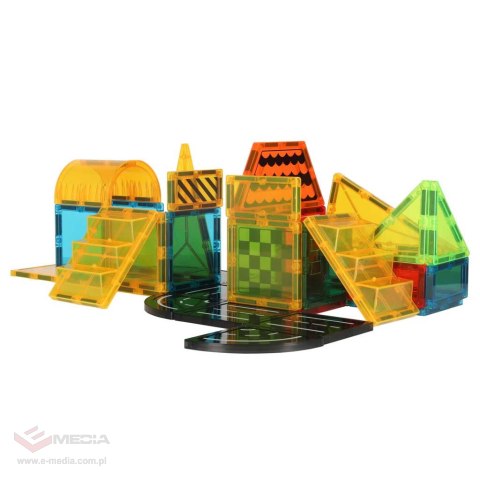Klocki magnetyczne konstrukcyjne 3D budowa 50 elementów