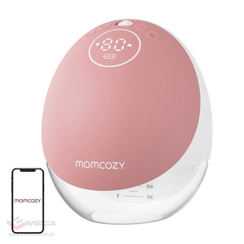 Laktator bez użycia rąk MOMCOZY M9 (czerwony)