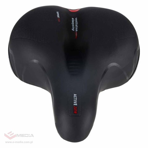 Siodełko rowerowe z pianki elastycznej z odblaskiem