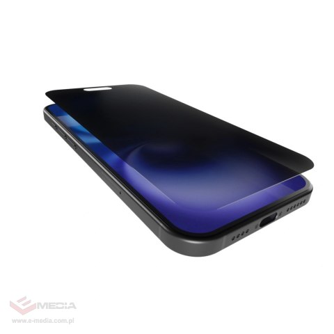 Szkło hartowane Puro Privacy Tempered Glass do iPhone 16 Plus / iPhone 15 Plus