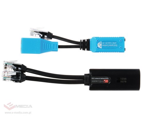 ZESTAW ADAPTERÓW AD-UTP-2W/WG-V2 2x RJ45 / 1x RJ45