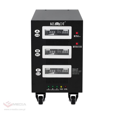 Automatyczny trójfazowy stabilizator napięcia KEMOT PROavr-45k