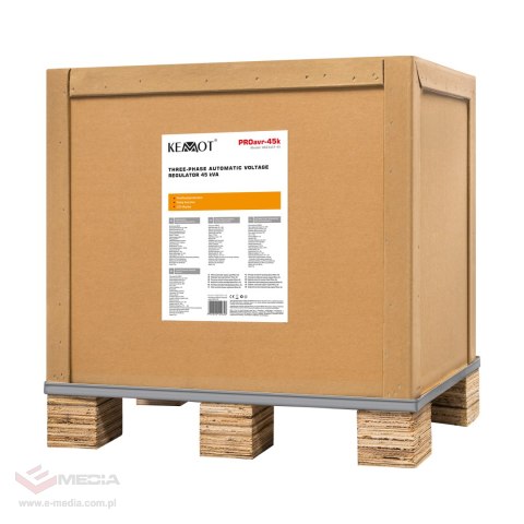 Automatyczny trójfazowy stabilizator napięcia KEMOT PROavr-45k